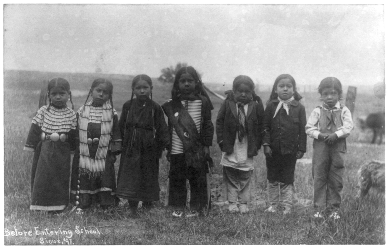 seven indian children